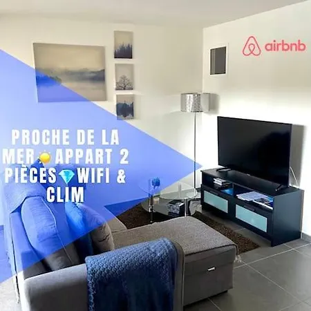 Proche Mer Et Centre Appart 2 Pieces Wifi&Clim Sainte-Maxime Buitenkant foto